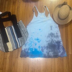 NWOT FREE PEOPLE HOT SHOT MINI DRESS CUSTOM TIE DYE